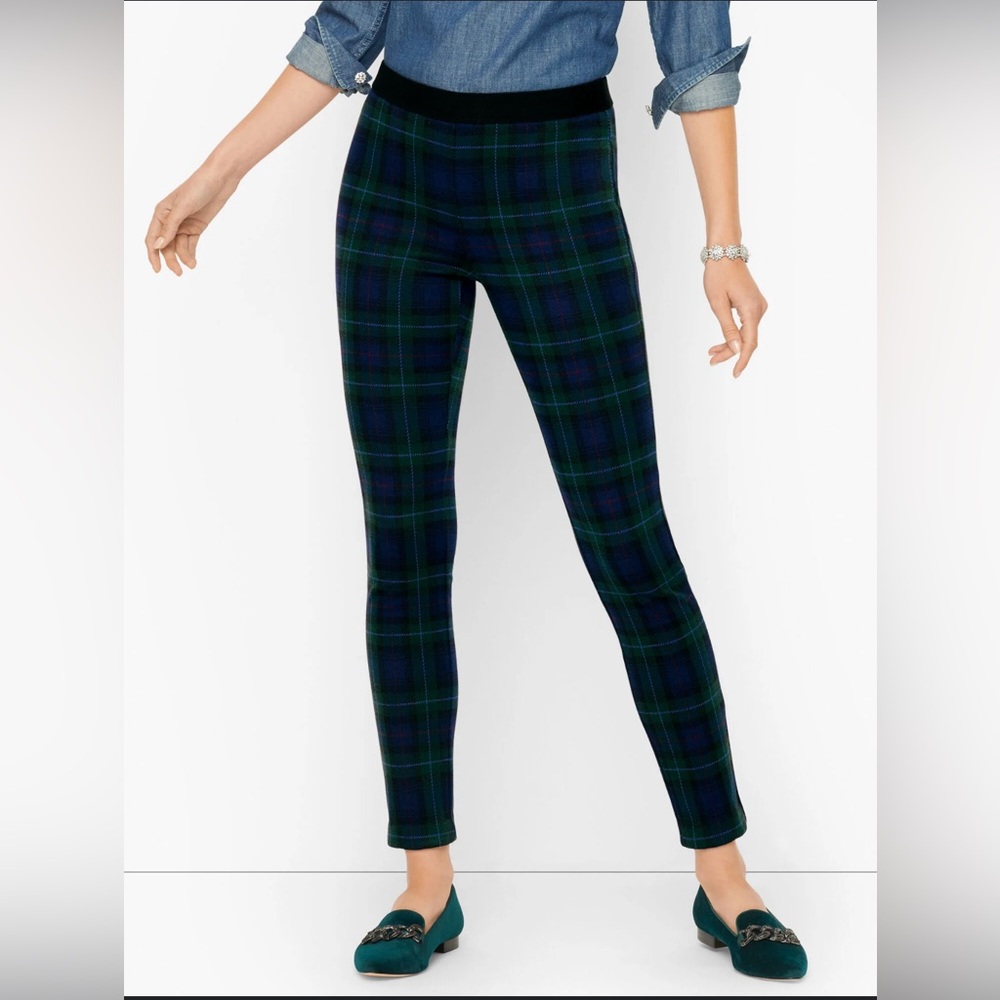 NWT Talbots SOHO Ankle Pants -Tartan Size 10